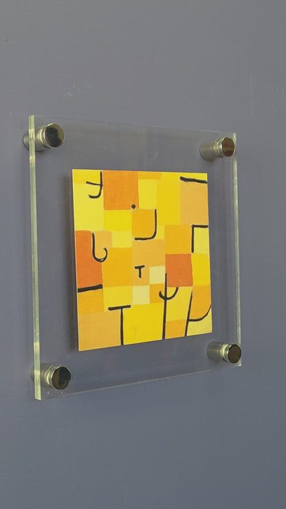 6x6 Acrylic Floating Frame Easy-Hang Wire Bracket and Standoff Bolts