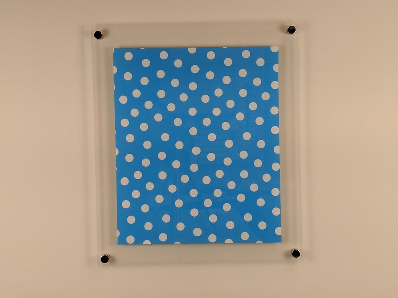 20x24 Acrylic Frame Easy-Hang Portrait Style With Standoff Bolts