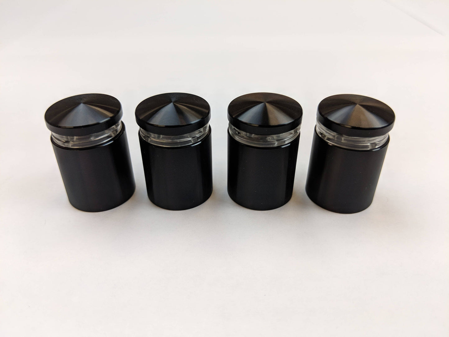 3/4" Black Standoff Bolts For Acrylic Frame