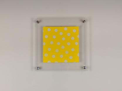 8x8 Floating Frame Easy-Hang Acrylic Square With Standoff Bolts